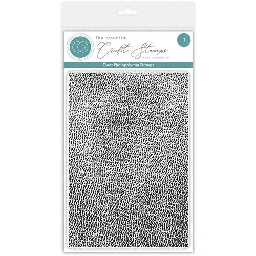 Craft Consortium Leather Texture Clear Stamp