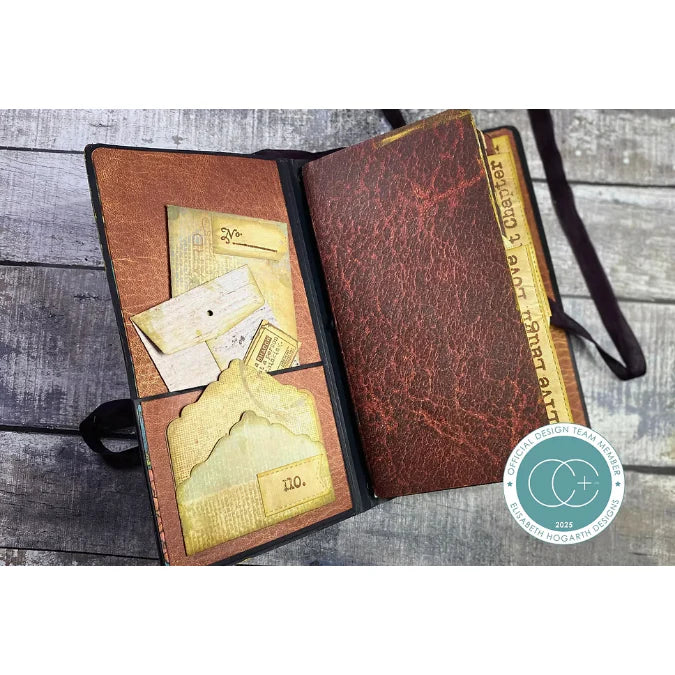 Craft Consortium Clear Polymers Stamp - Leather Texture