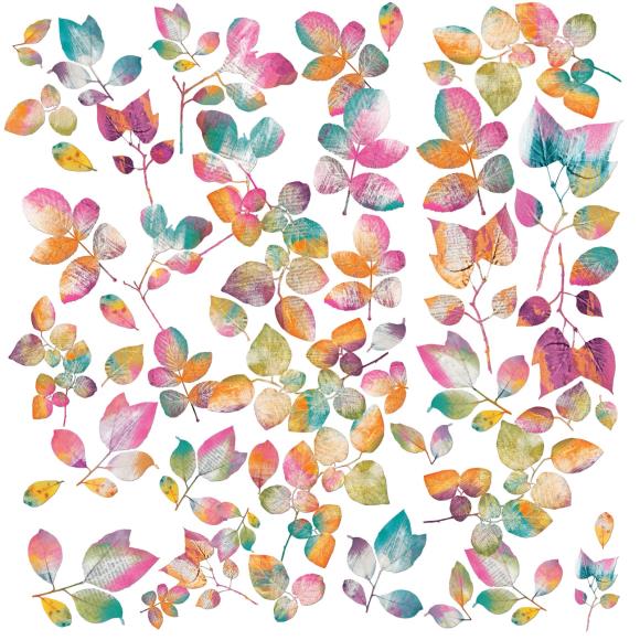 Mixed Media Leaves Laser Cut Outs ARToptions Spice - 49 and Market