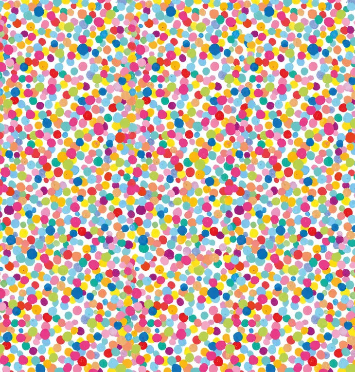 Marlene's World Multi Color Brights Dot 12x12 Scrapbook Paper by Studio Light