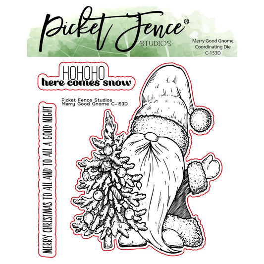 Merry Good Gnome Coordinating Die Set by Picket Fence Studios