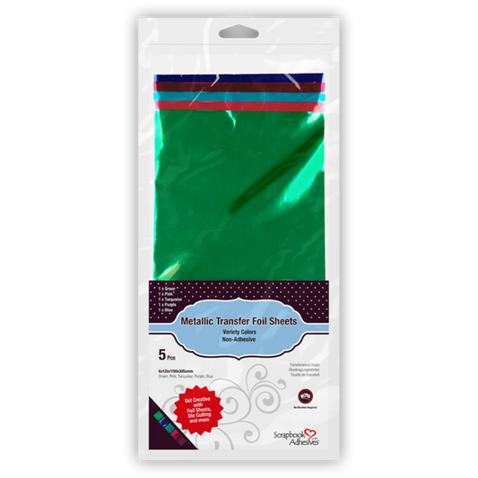 Metallic Transfer Foil Sheets 5/pkg 