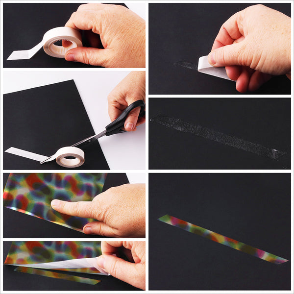 Metallic Transfer Foil Sheets Holographic Colors by Scrapbook Adhesives