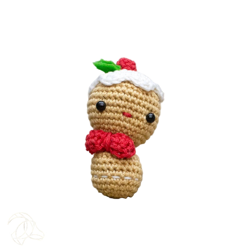 Mini Gingerbread Man Crochet Kit DIY Handicraft USA
