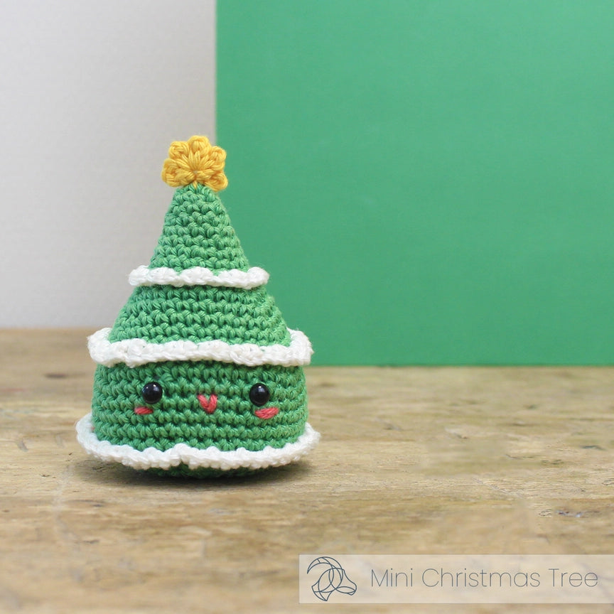 Mini Christmas Tree - DIY Crochet Kit  - Handicraft USA