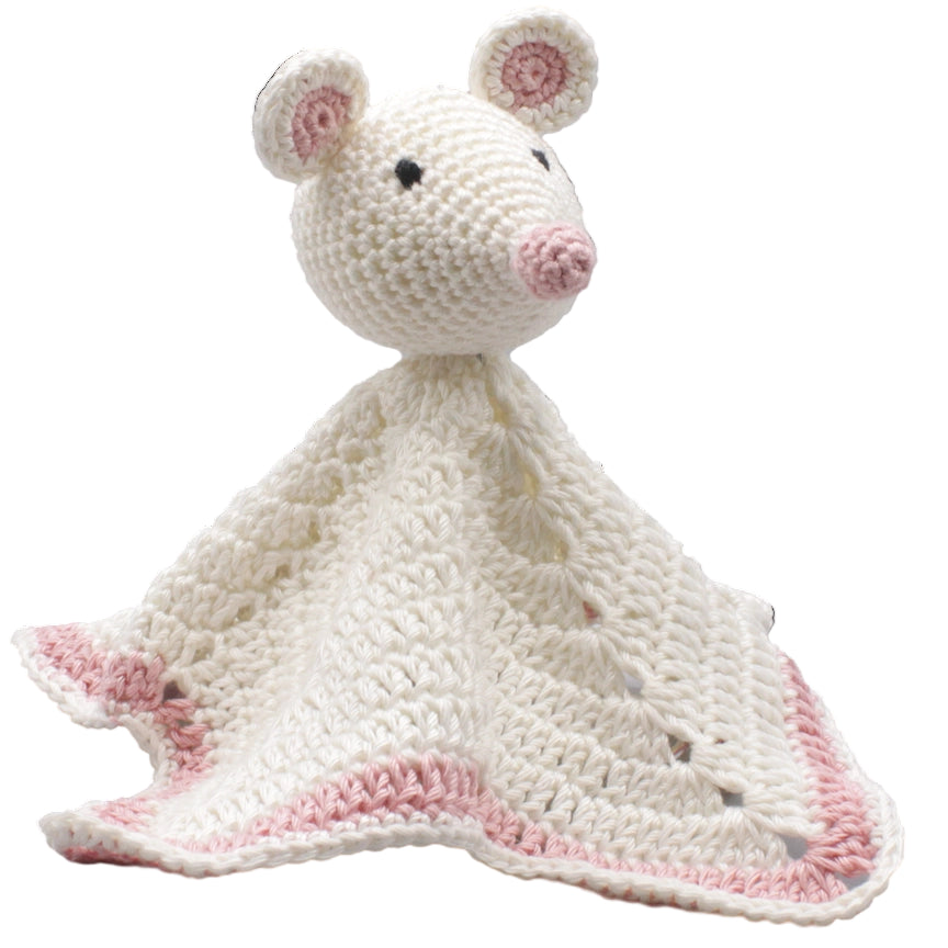 Mouse Cuddle Cloth Crochet Kit DIY Handicraft USA