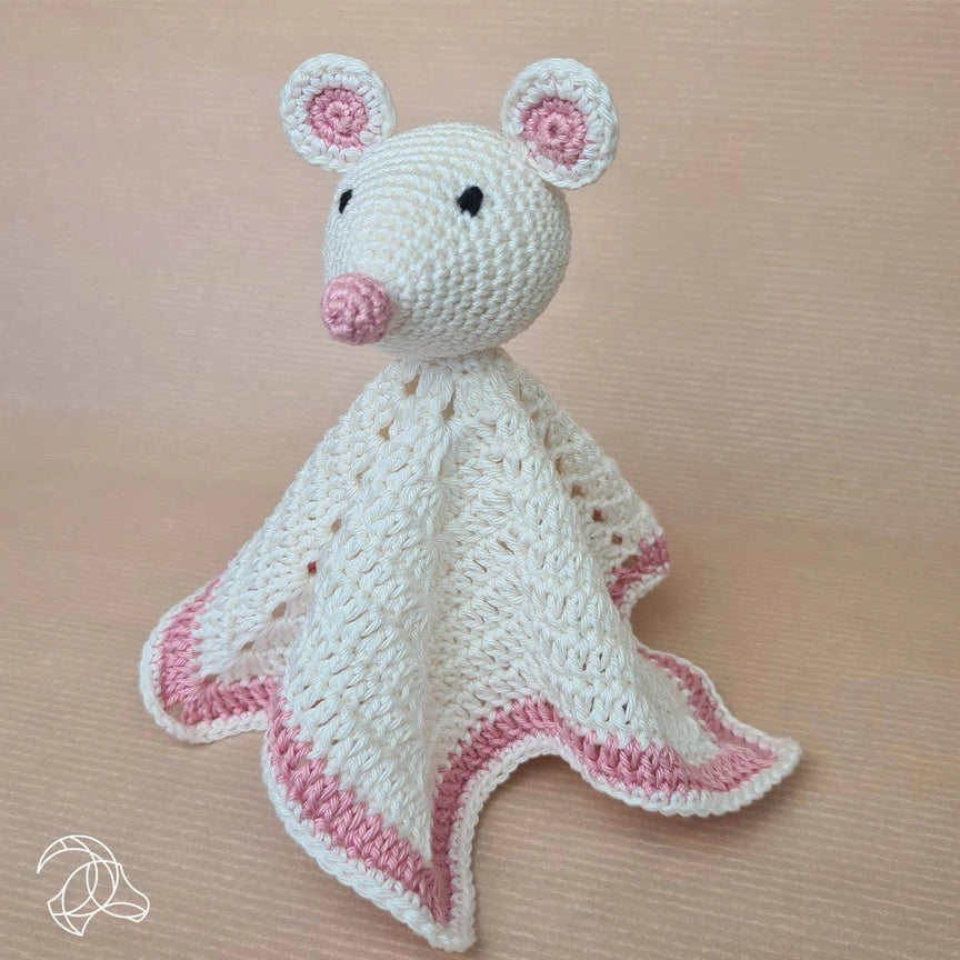 Mouse Cuddle Cloth - DIY Crochet Kit  - Hardicraft USA