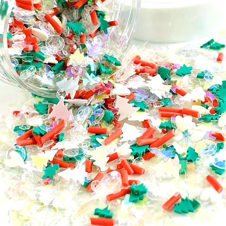 Mrs. Claus Christmas Embellishment Jars by Picket Fence Studios