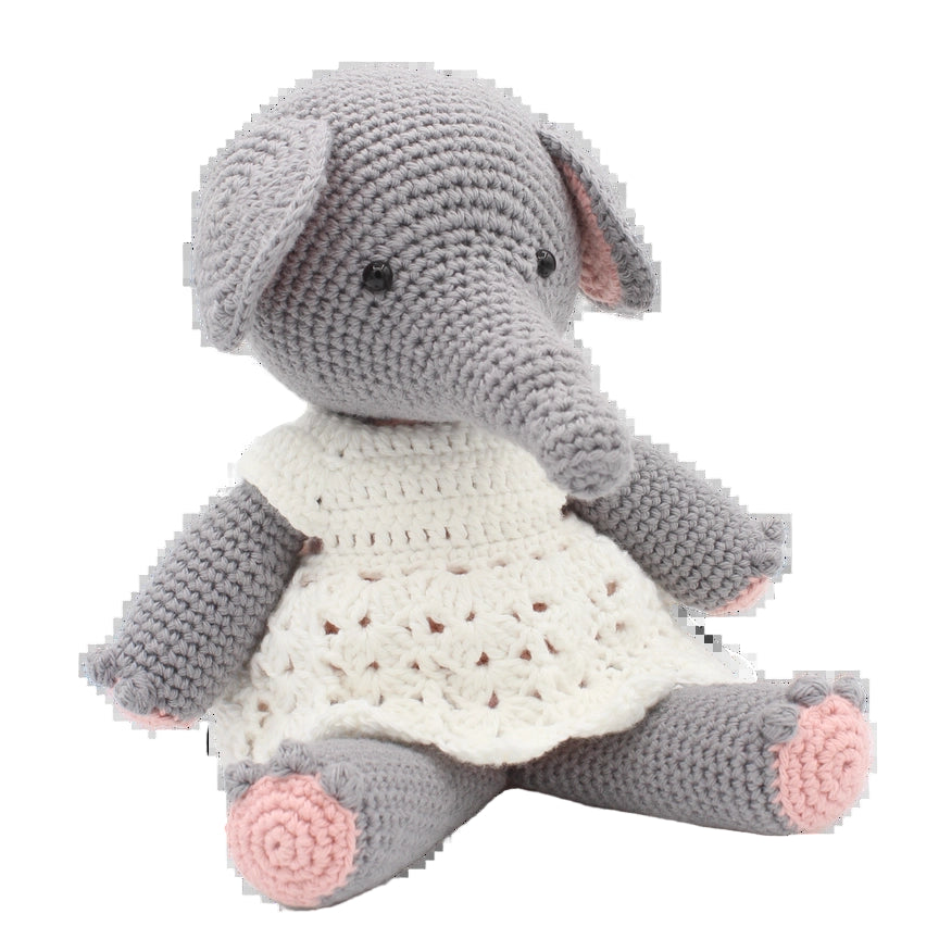 Olga Elephant Crochet Kit DIY Handicraft USA