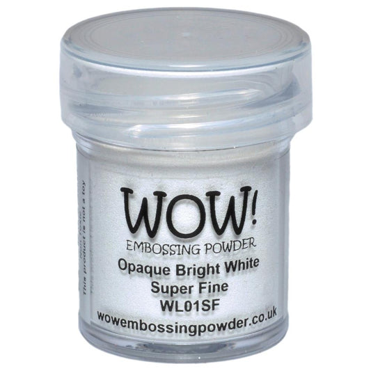 WOW! Opaque Bright White Super Fine Embossing Powder