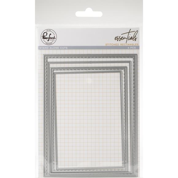 Stitched Rectangles Essentials Die Set - Pinkfresh Studio
