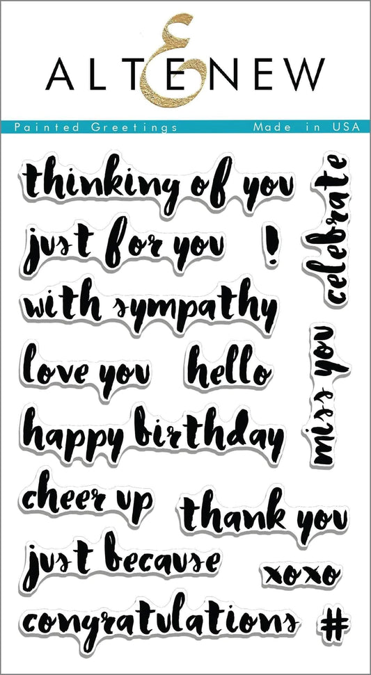 Altenew - Painted Greetings Stamp Set