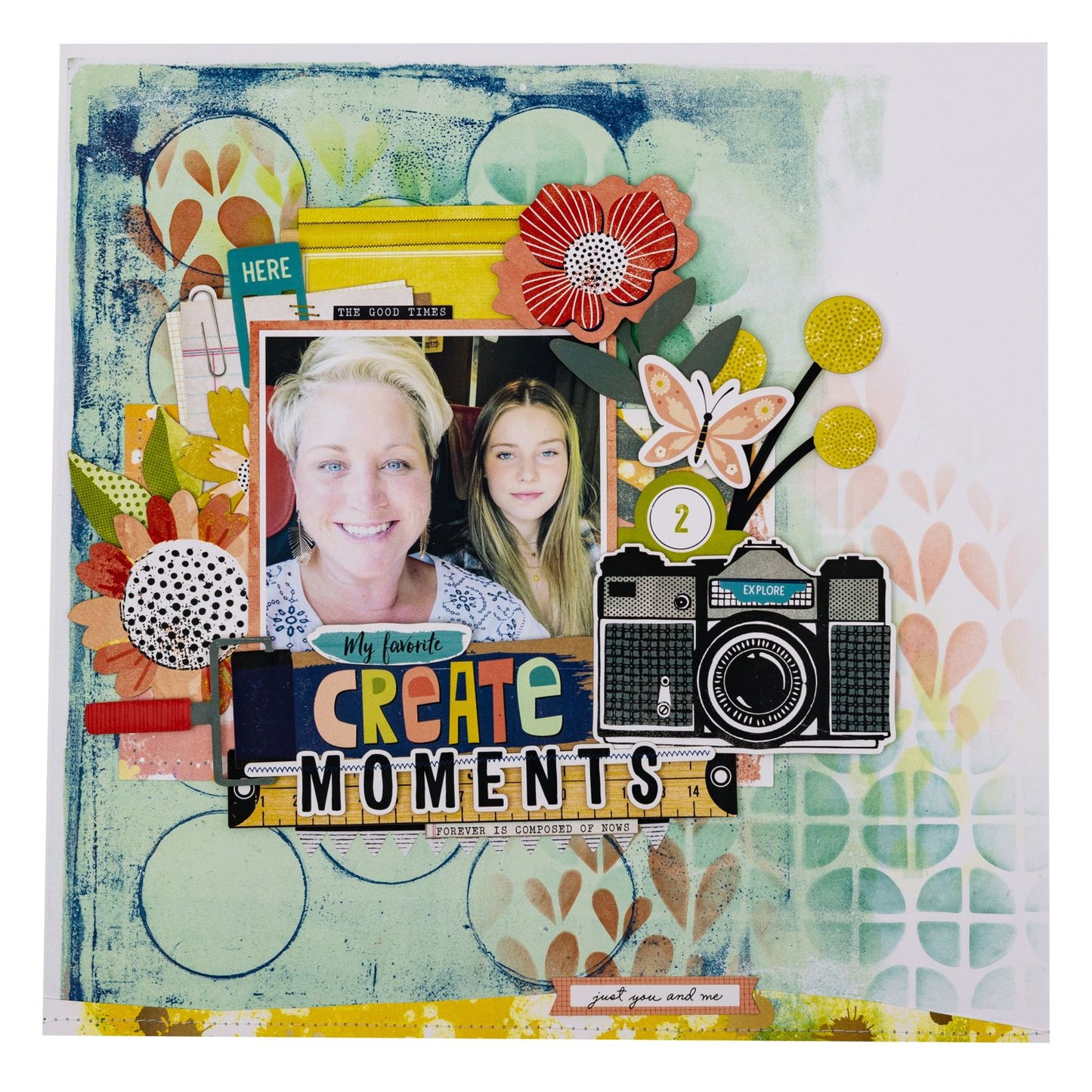 Print Shop Painted Backgrounds 12x12 Scrapbook Paper - Vicki Boutin