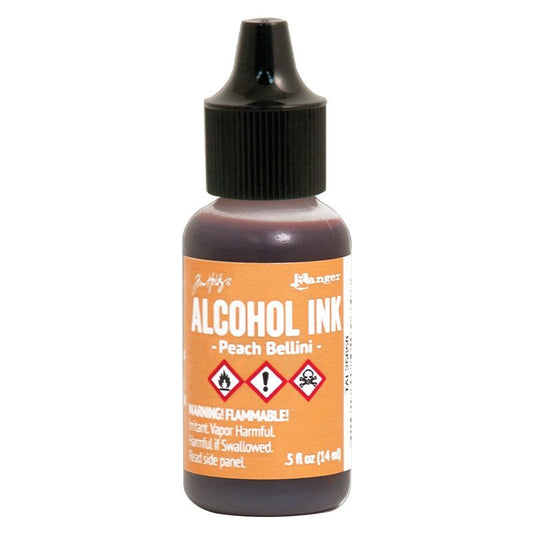 Tim Holtz Alcohol Ink .5 Ounce Peach Bellini - Ranger