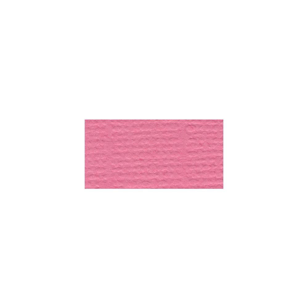 Bazzill Fourz Piglet Pink Grasscloth Cardstock 12x12 Scrapbook Paper
