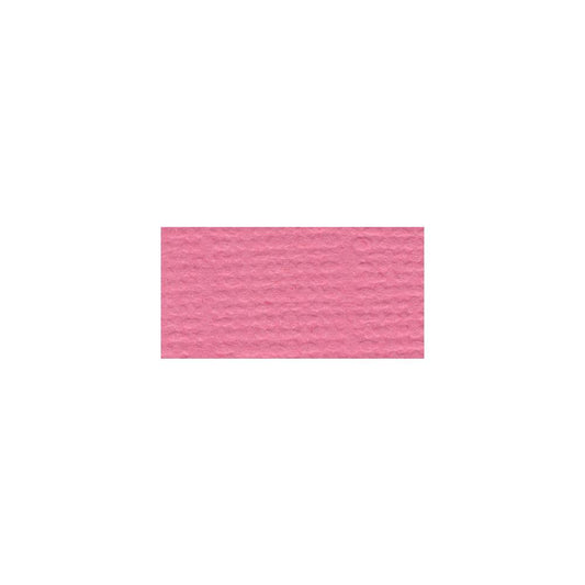 Bazzill Fourz Piglet Pink Grasscloth Cardstock 12x12 Scrapbook Paper