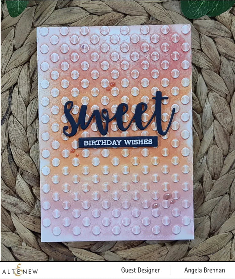 Altenew Playful Circles 3D Embossing Folder 6x6