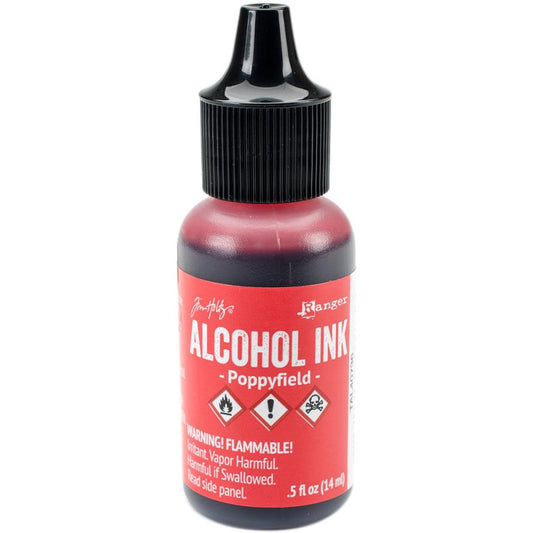 Tim Holtz Alcohol Ink .5 Ounce Poppyfield- Ranger