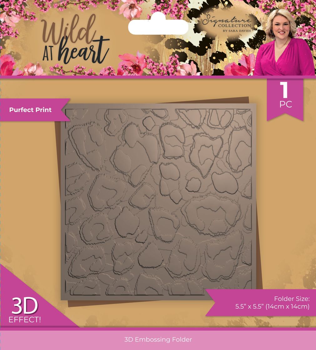 Purfect Print Embossing Folder Wold at Heart