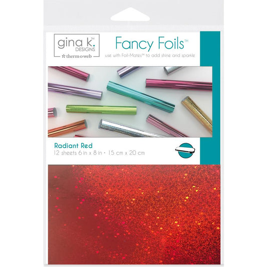 Gina K Designs - Radiant Red Fancy Foils 6x8