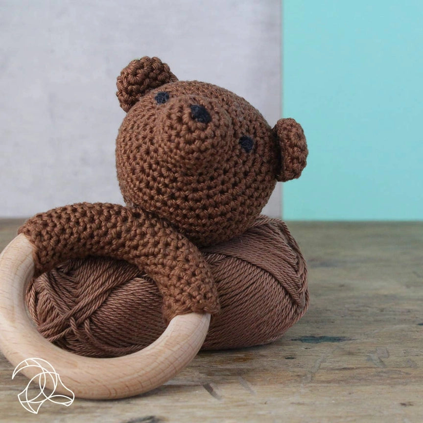 Bear Rattle - DIY Crochet Kit  - Hardicraft USA