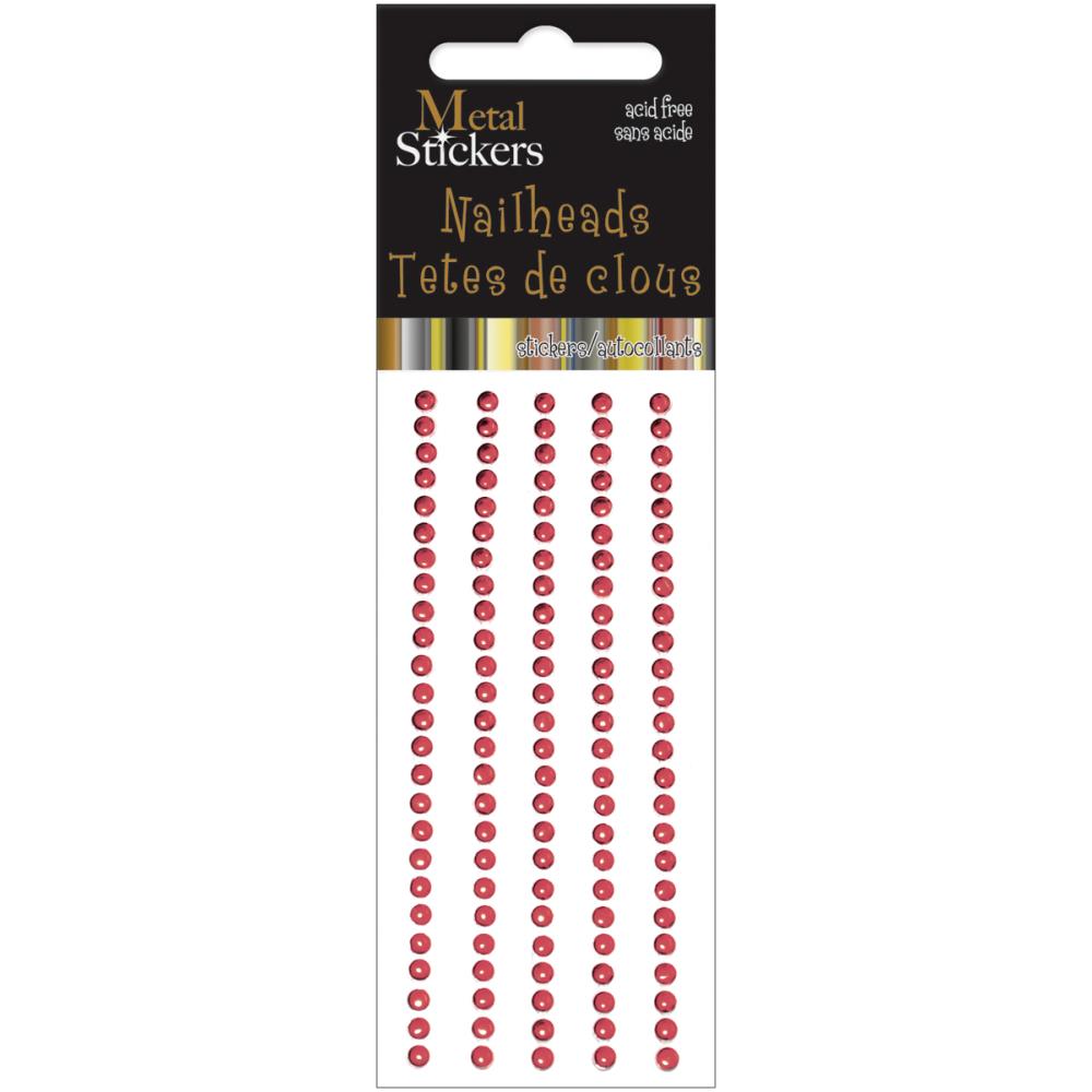Red 3mm Nailhead Stickers Mark Richards