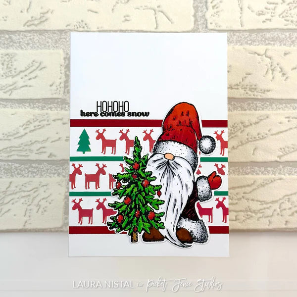 Reindeer Games 6x8 Stencil Mask by Picket Fence Studios