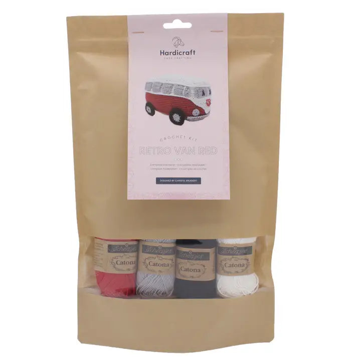 Retro Van Red - DIY Crochet Kit  - Hardicraft USA