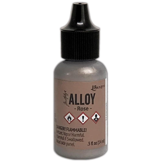 Tim Holtz Alloys Ink .5 Ounce Rose - Ranger
