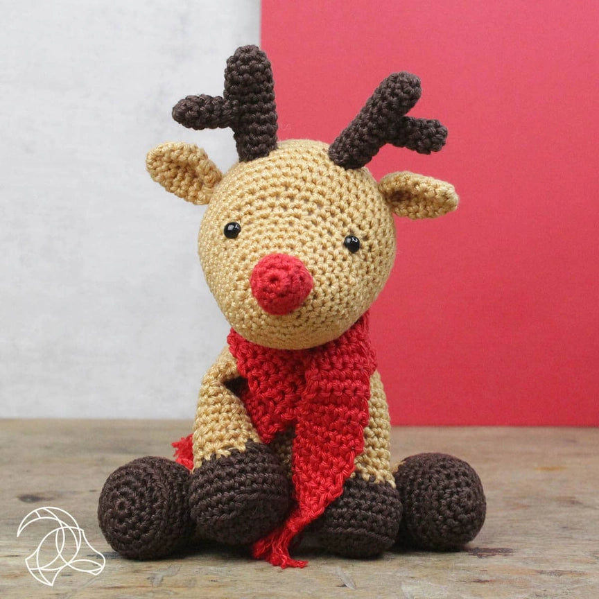 Rudolf Reindeer - DIY Crochet Kit  - Hardicraft USA