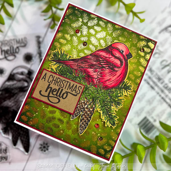 Rustic Christmas Fabulous Foiling Toner Card Fronts Cardstock  - Picket Fence Studios