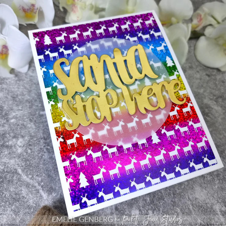 Rustic Christmas Fabulous Foiling Toner Card Fronts Cardstock  - Picket Fence Studios