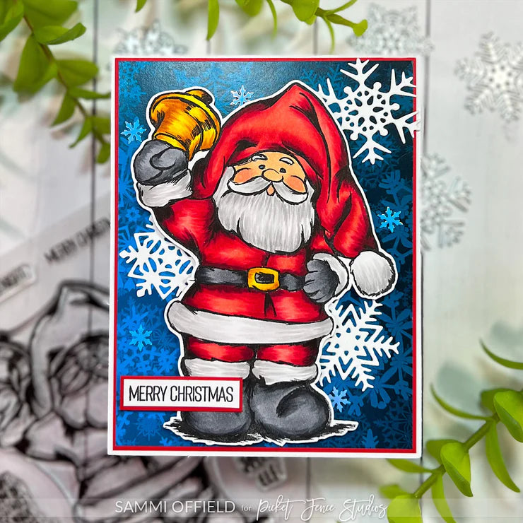 Santa Claus Comes Tonight Clear Stamps by Picket Fence Studios