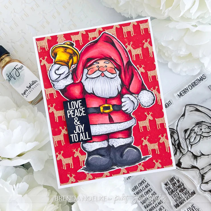 Santa Claus Comes Tonight Clear Stamps by Picket Fence Studios