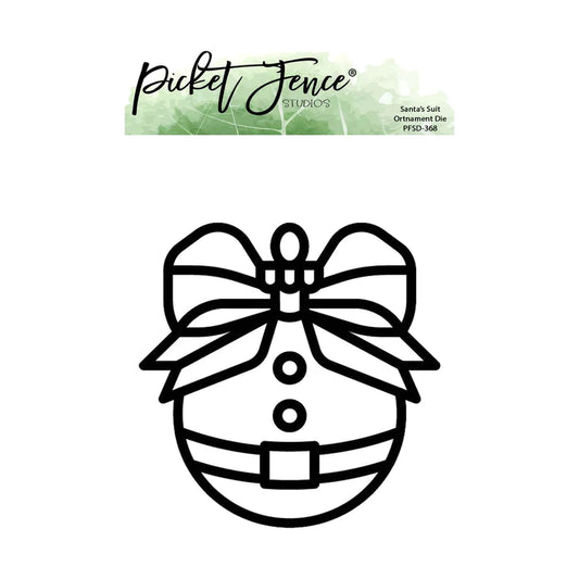Santa's Suit Ornament Die - Picket Fence Studios