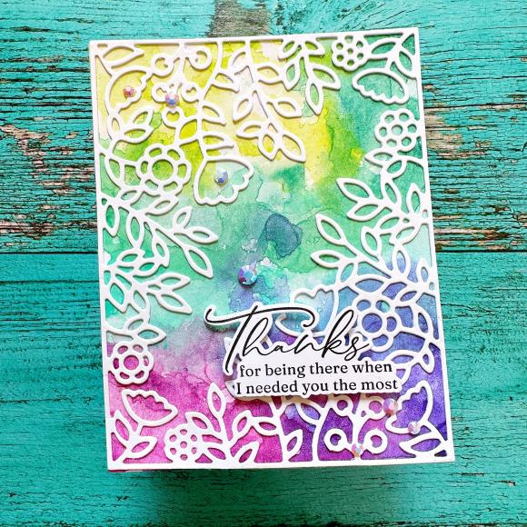 Secret Garden Cover Plate Die - Pinkfresh Studio