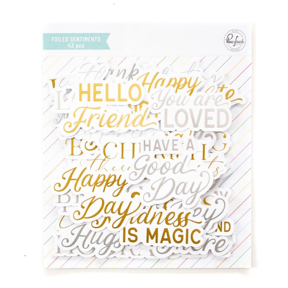 Foiled Ephemers Sentiments Pack 5 by Pinkfresh Studio