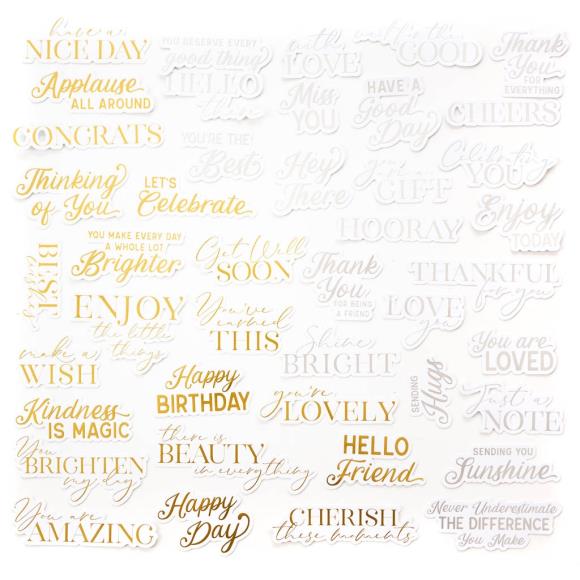Foiled Ephemers Sentiments Pack 5 by Pinkfresh Studio