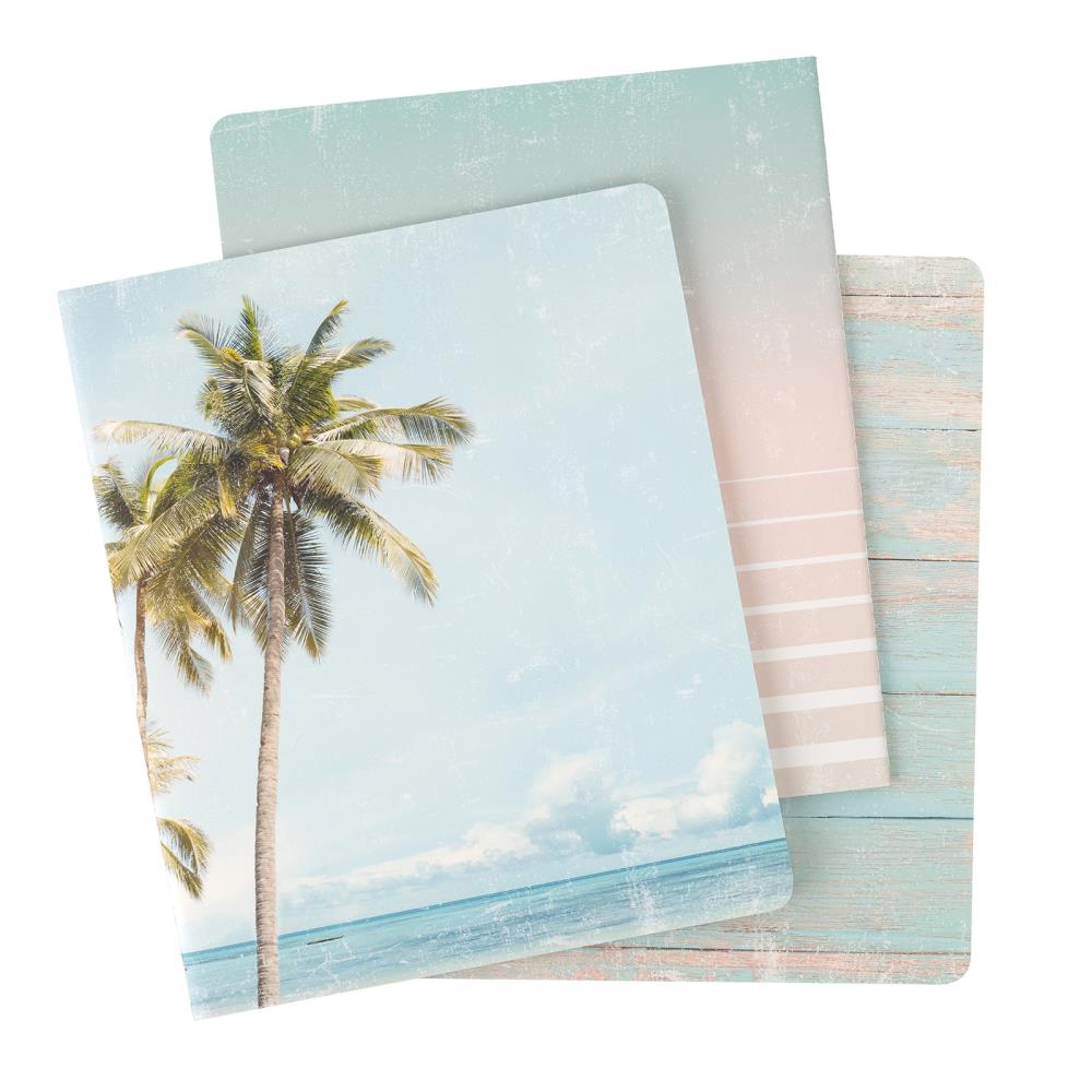 Heidi Swapp Set Sail Blank Notebooks 3/Pkg