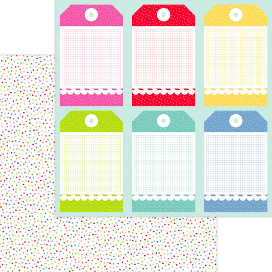 Spot of Cheer - Oh What Fun Collection - 12x12 Double-Sided Cardstock Paper - Doodlebug Design