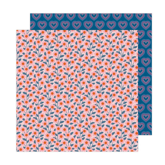 Hello Sunshine Stardust Jen Hatfield 12x12 Double Sided Scrapbook Paper