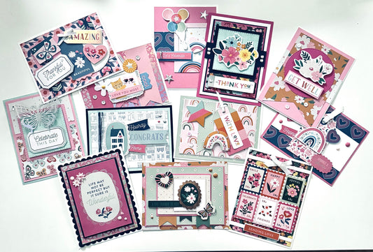 Stardust All Occasion Card Kit 12 Cards - Limited Edition Exclusive - Intermediate Level