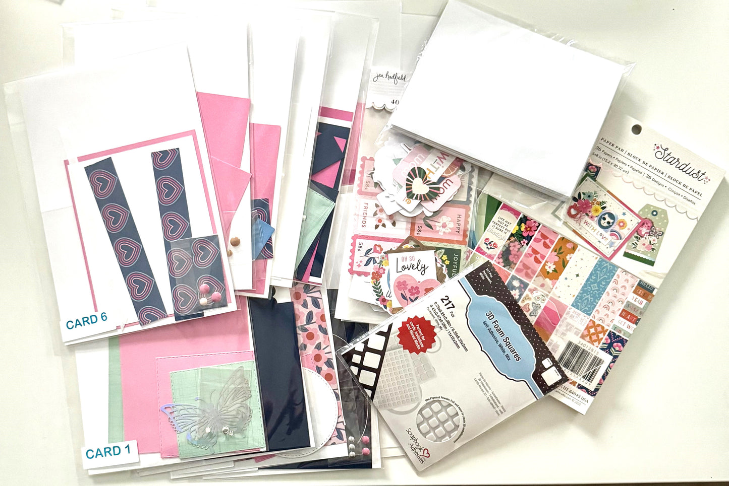 Stardust All Occasion Card Kit 12 Cards - Limited Edition Exclusive - Intermediate Level