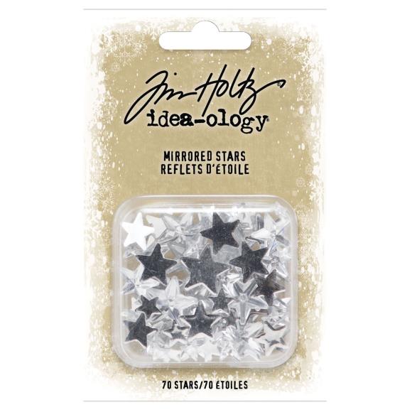Tim Holtz Idea-ology Mirrored Stars 70 Pieces
