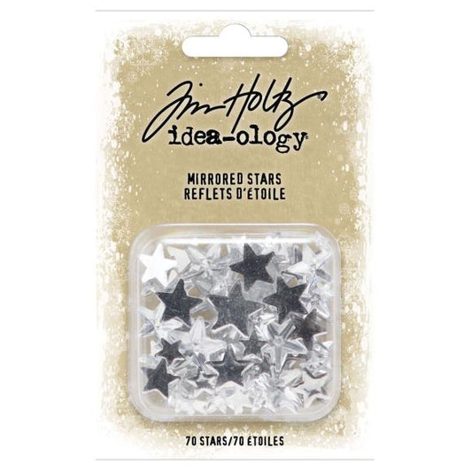 Tim Holtz Idea-ology Mirrored Stars 70 Pieces
