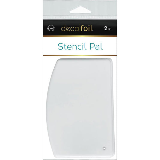 iCraft Deco Foil Stencil Pal 3.75"x5.2" 2/Pkg