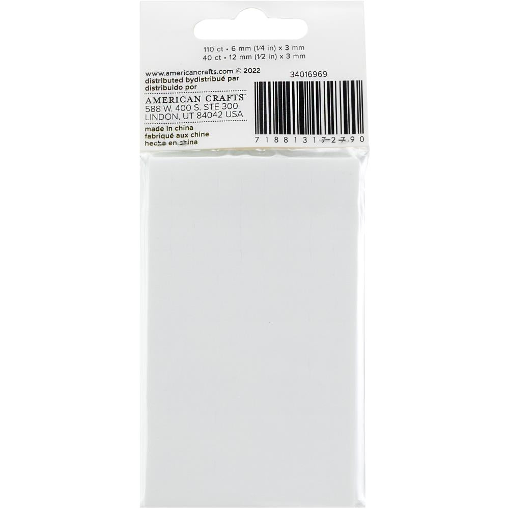 Sticky Thumb Foam Po Dots -Squars- 150 Count -American Crafts