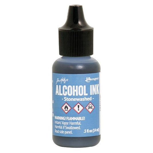 Tim Holtz Alcohol Ink .5 Ounce Stonewashed - Ranger
