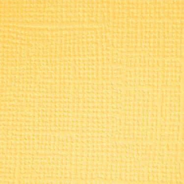 Sunshine Yellow Textured 12x12 Cardstock - Doodlebug Design