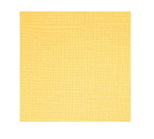 Sunshine Yellow Textured 12x12 Cardstock - Doodlebug Design
